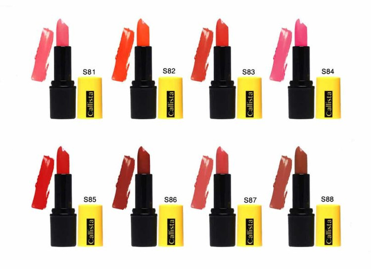 رژ لب جامد گلمور شاین کالیستا Callista Glamor Shine Lipstick کد 85