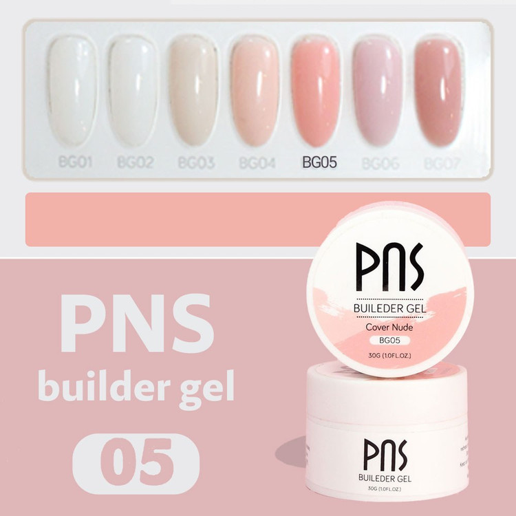 بیلدر ژل کاشت ناخن مدیوم 30 گرمی کد BG07 پی ان اس Pns