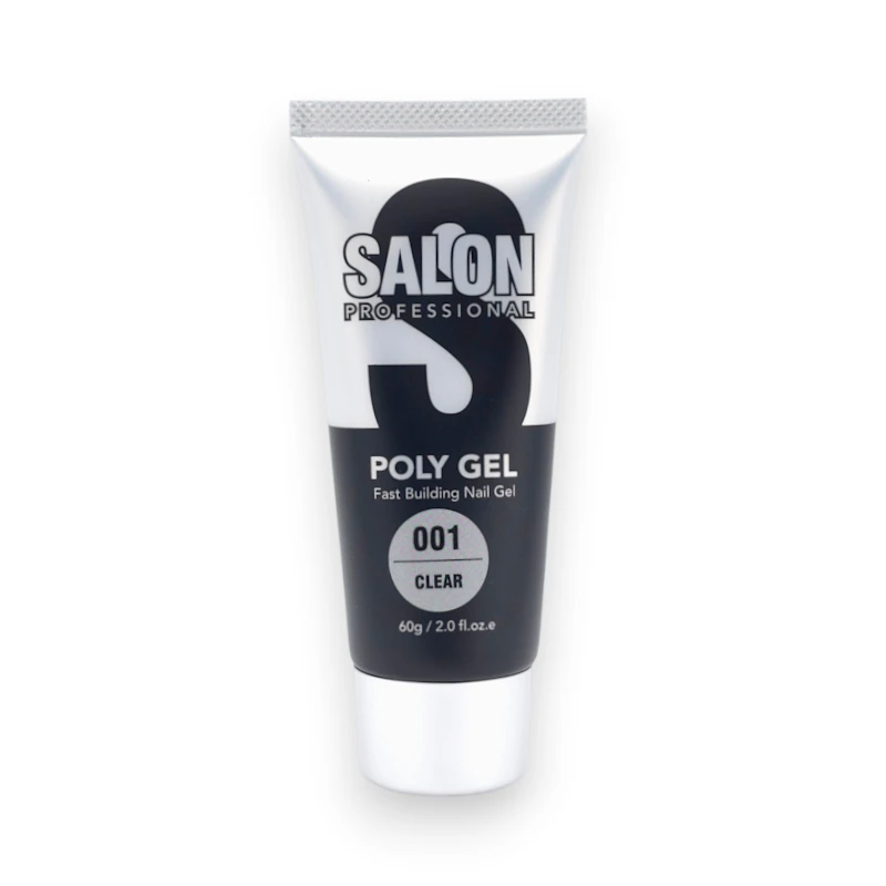 پلی ژل کاشت ناخن 60 گرمی / میل کلییر کد یک سالن Salon اصل