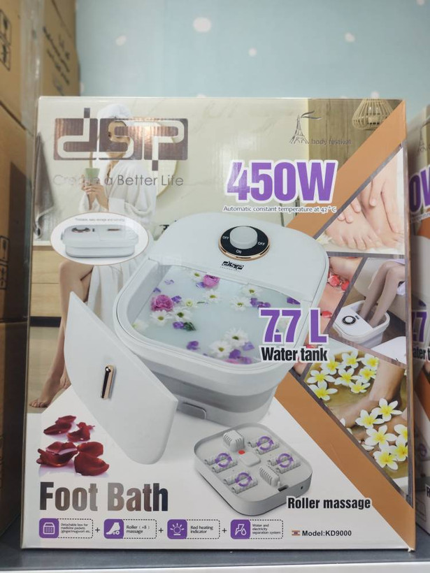 جکوزی پا تاشو دکمه ای مدل KD9000 گرمکن دار DSP
