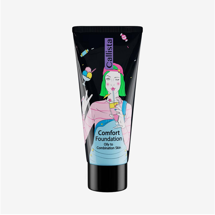 کرم پودر کامفورت کالیستا کرمپودر Callista Comfort Foundation کد L06 یا L16