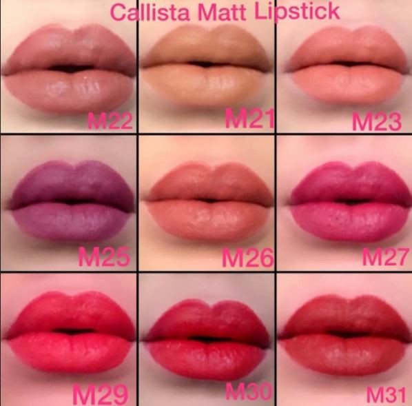 رژ لب جامد مات کالیستا Callista Matt Lipstick کد 21