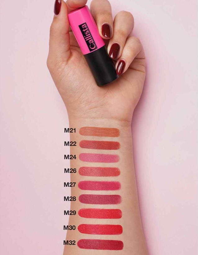 رژ لب جامد مات کالیستا Callista Matt Lipstick کد 21