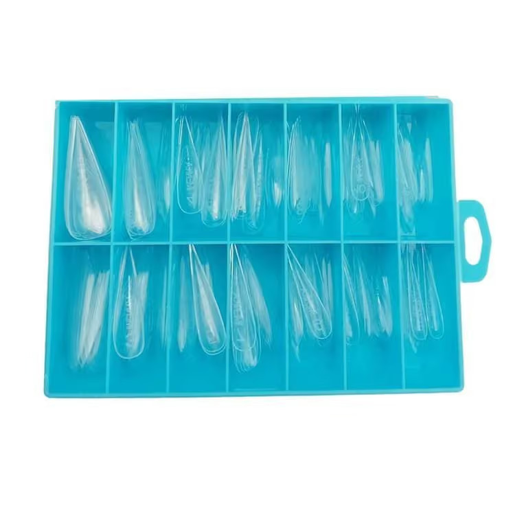 قالب موقت کاشت ژل ناخن 140 عددی نوک تیز ژورنالی ایمنکا Young Nails